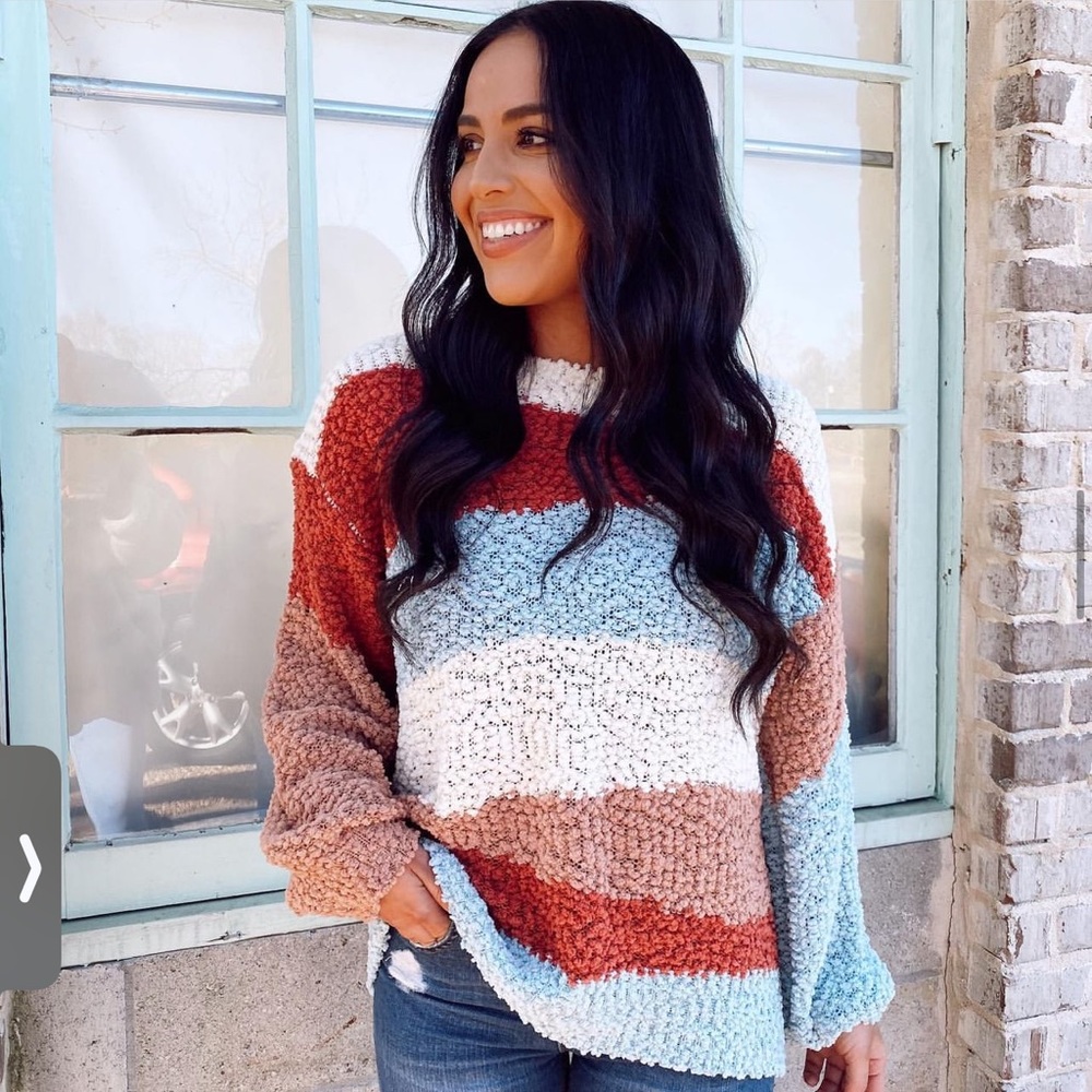 Popcorn sweater - Picture 2 of 2
